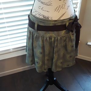 Nicole Miller Wrap Mini Skirt